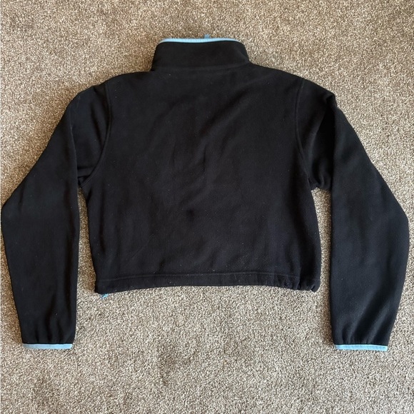Tna Sno Polar ½ Zip Sweater in black with blue trim small - Picture 11 of 14
